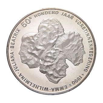 zilveren 50 Gulden