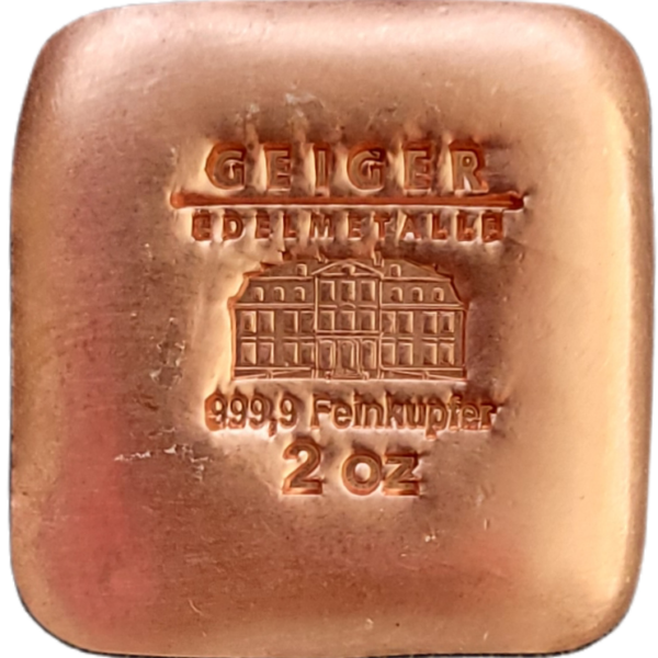Koper baar 2 oz