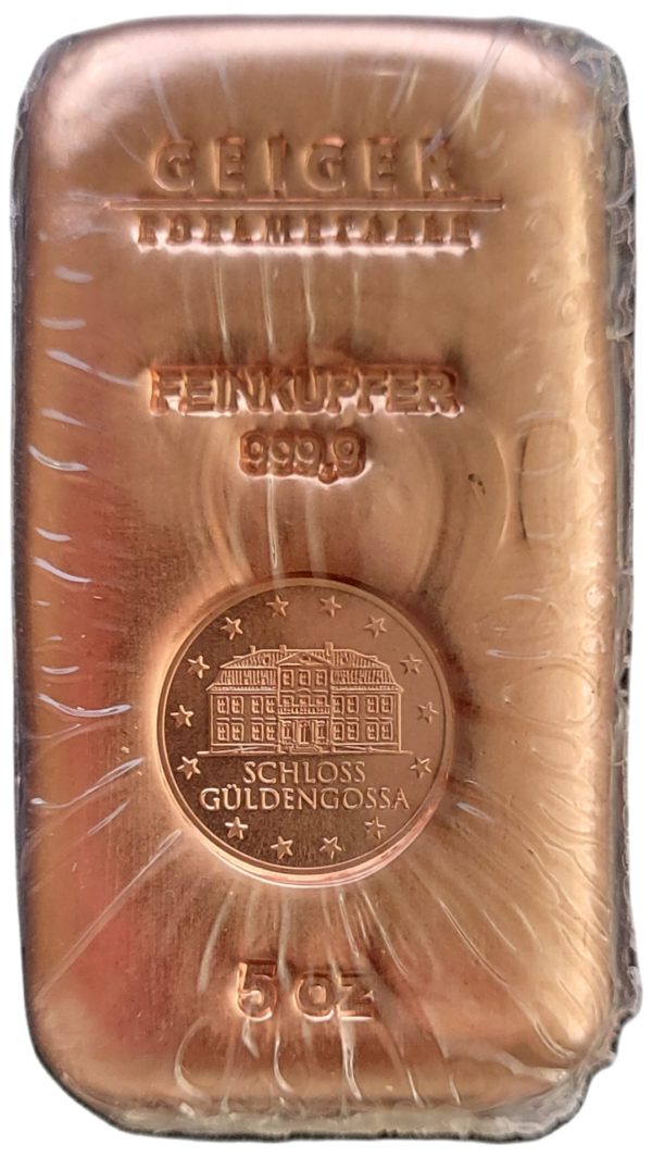 Koper baar 5 oz