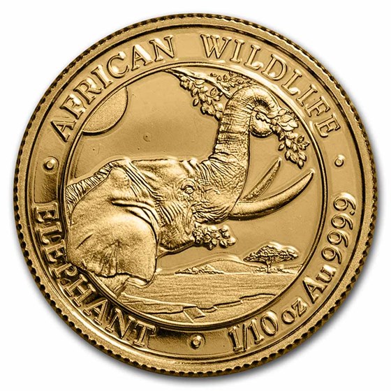 Somalische olifant 1/10 oz 2023