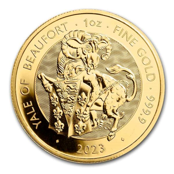 Gouden Tudor Beast Yale of Beaufort 1 oz 2023