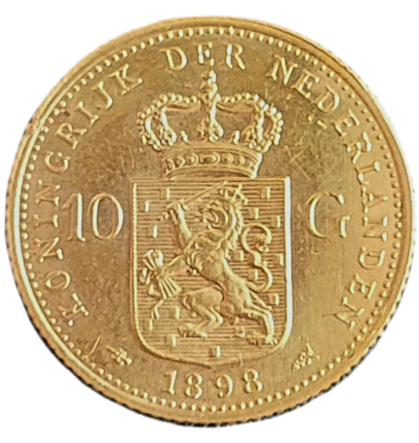 10 Gulden 1898 P Pander zonder punt