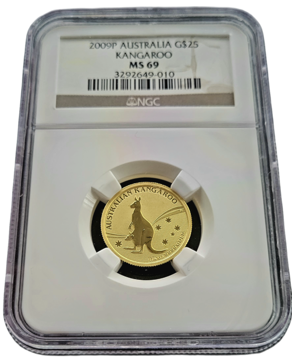 Gouden 1/4 oz 2009 Kangaroo MS69