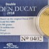 Dubbele Gouden Dukaat 2018