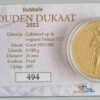 Dubbele Gouden Dukaat 2022