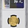10 gulden 1825 Brussel MS63 NGC
