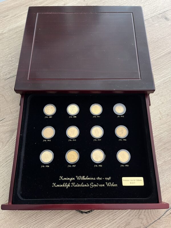 Gouden 10 gulden serie Willem III