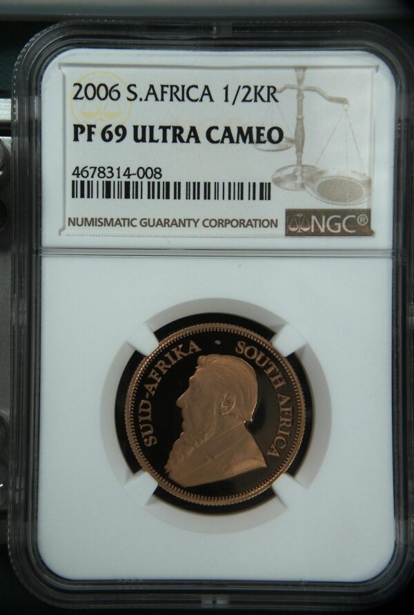 Gouden 1/2 oz Krugerrand 2006 PF69 UCAM NGC