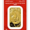 1 oz goudbaar - Argor Heraeus - Year of the Snakel