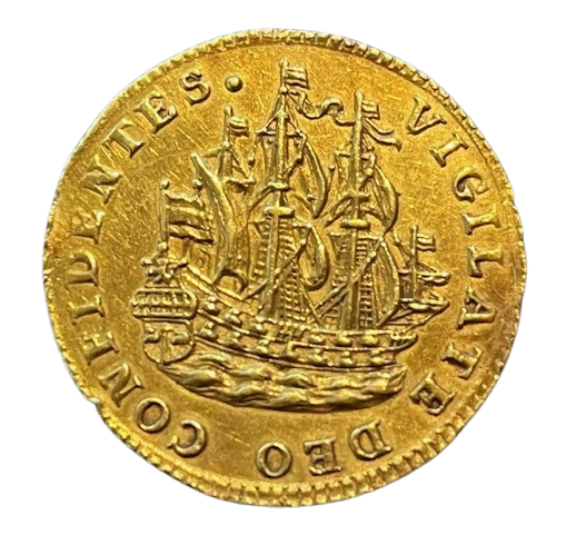 Gouden Scheepjesschelling W. Friesland 1778