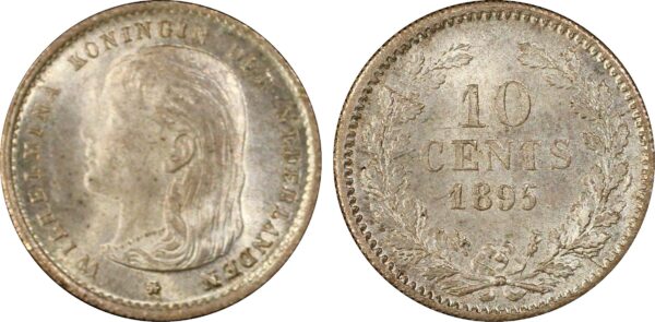 10 cent 1895 MS66 PCGS Ex Lissner Collection